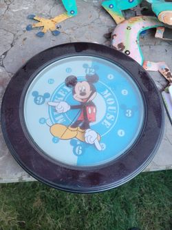 Mickey Mouse Round Wall Clock