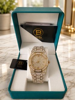 BIBI Luxury Elegant gold-tone watch