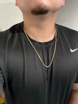 Solid gold rope