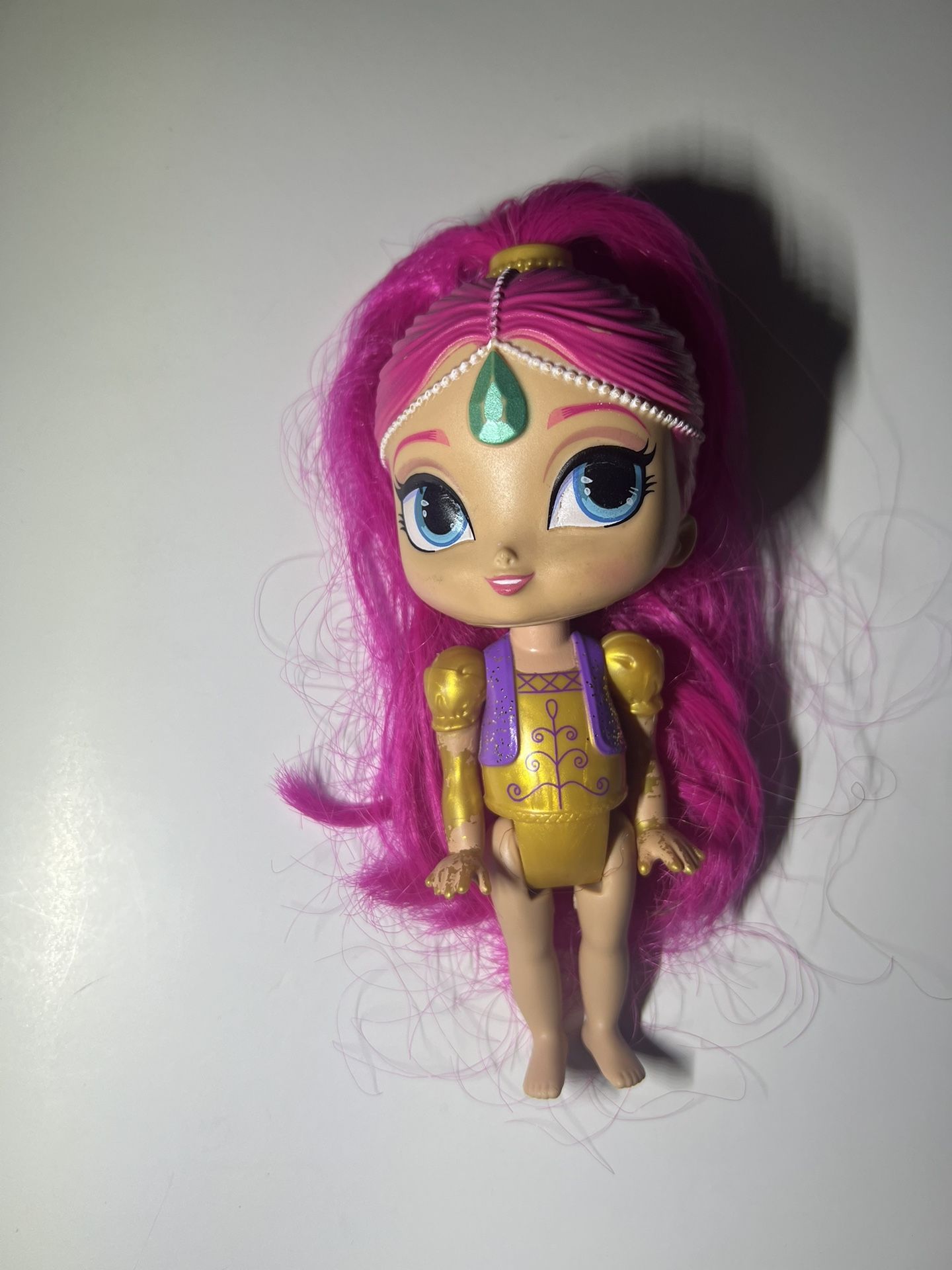 Shimmer & Shine Genie Fisher Price Nickelodeon Shimer Doll Pink Hair