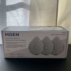 Moen Flo Smart Water Leak Detector (3-Pack) (920-005) New 
