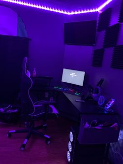 Black L Desk