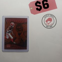 Ja'Marr Chase Cincinnati Bengals 2024 Panini Illusions Orange Football No.17 Card   010/175 