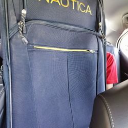 Nautica Full Size Suite Case  (Navy Blue And Yellow)