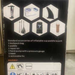 YASKA 10’6” Inflatable Stand Up Paddle Board-Full Kit-Like New