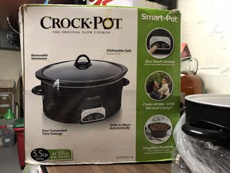 Crock-pot original Smart-Pot slow cooker, 5.5 qts, brand new, never used, still in original wrap.