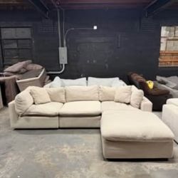 Modular Cream Cloud Couch