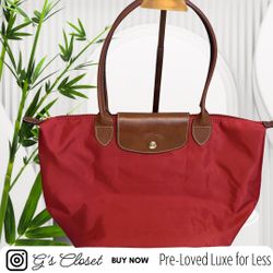 Long Champ Le Plaige Tote Bags
