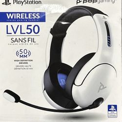 PDP Gaming LVL50 Wireless Stereo Gaming Headset, White