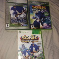Xbox 360 Video Games Sonic 