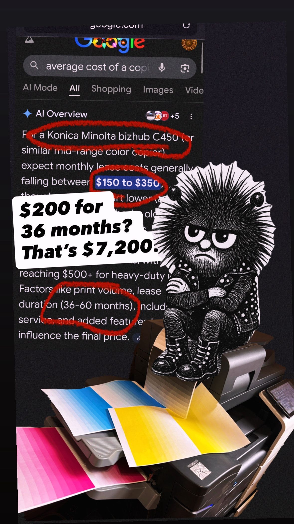 Konica Minolta Bizhub C450i Color Office Copier Printer