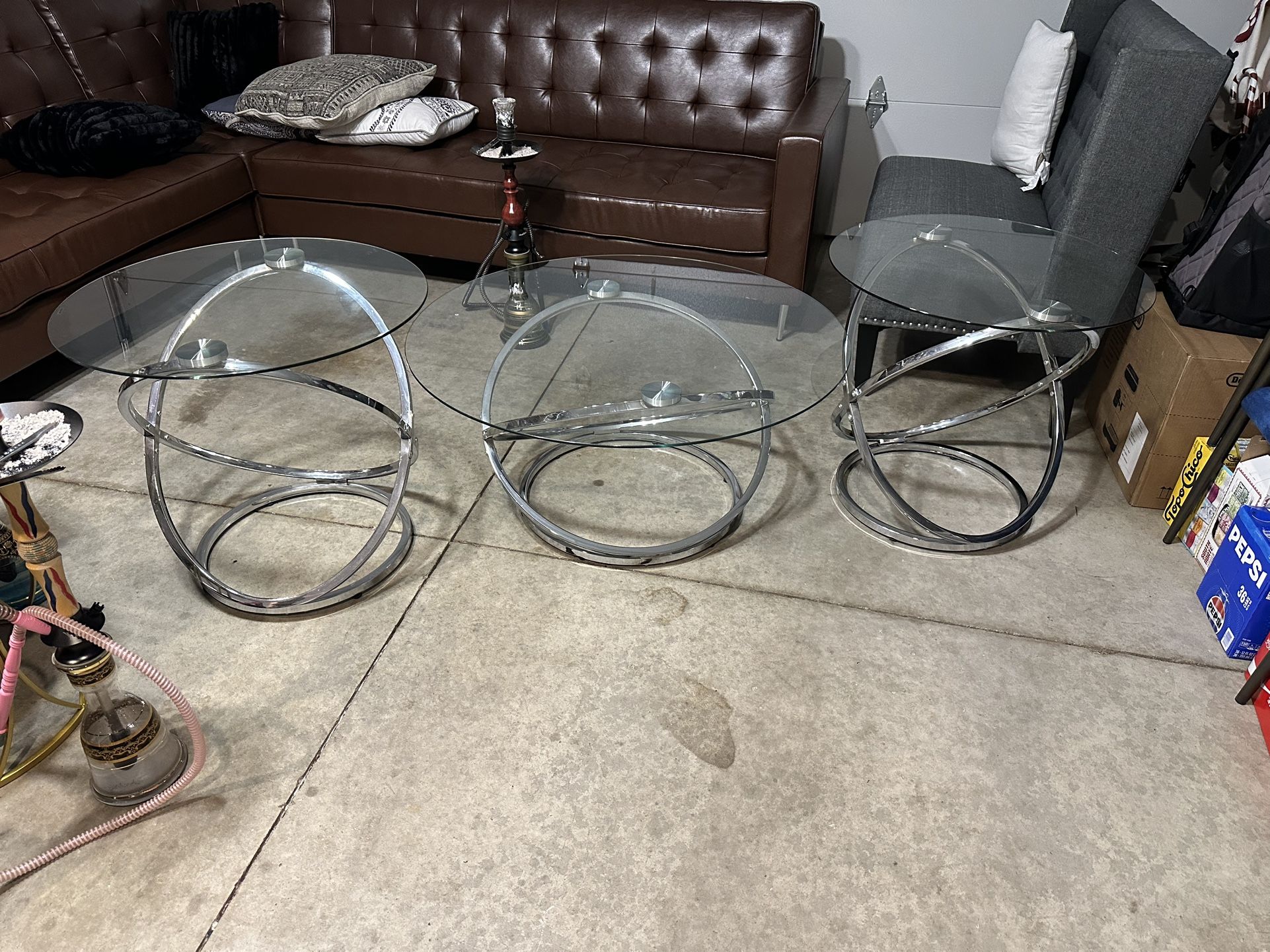Three Family Room Table Set