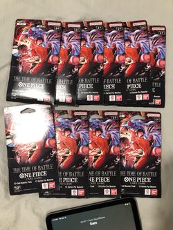One Piece Card Game OP-16 The Time of Battle Booster Packs