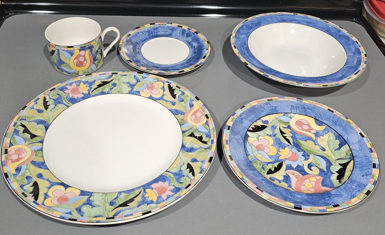 PTS International Interiors Stoneware Set "Fantasia"