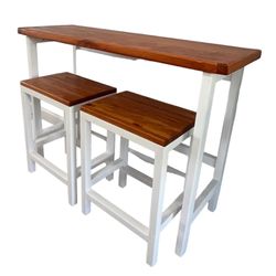 Modern Farmhouse Sofa/Console  Bar And Stool Set Handmade
