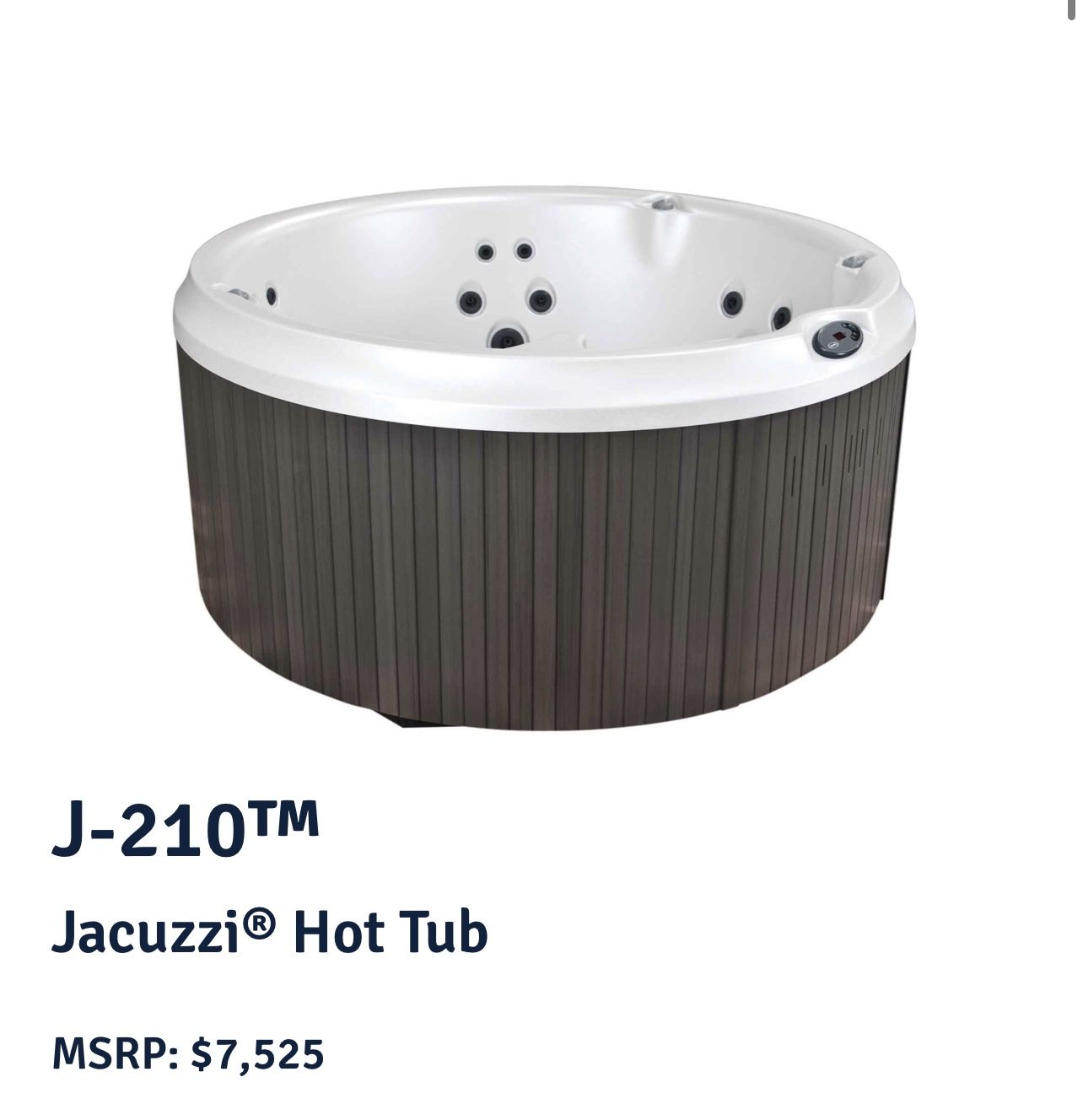 J-210 Jacuzzi Hot Tub