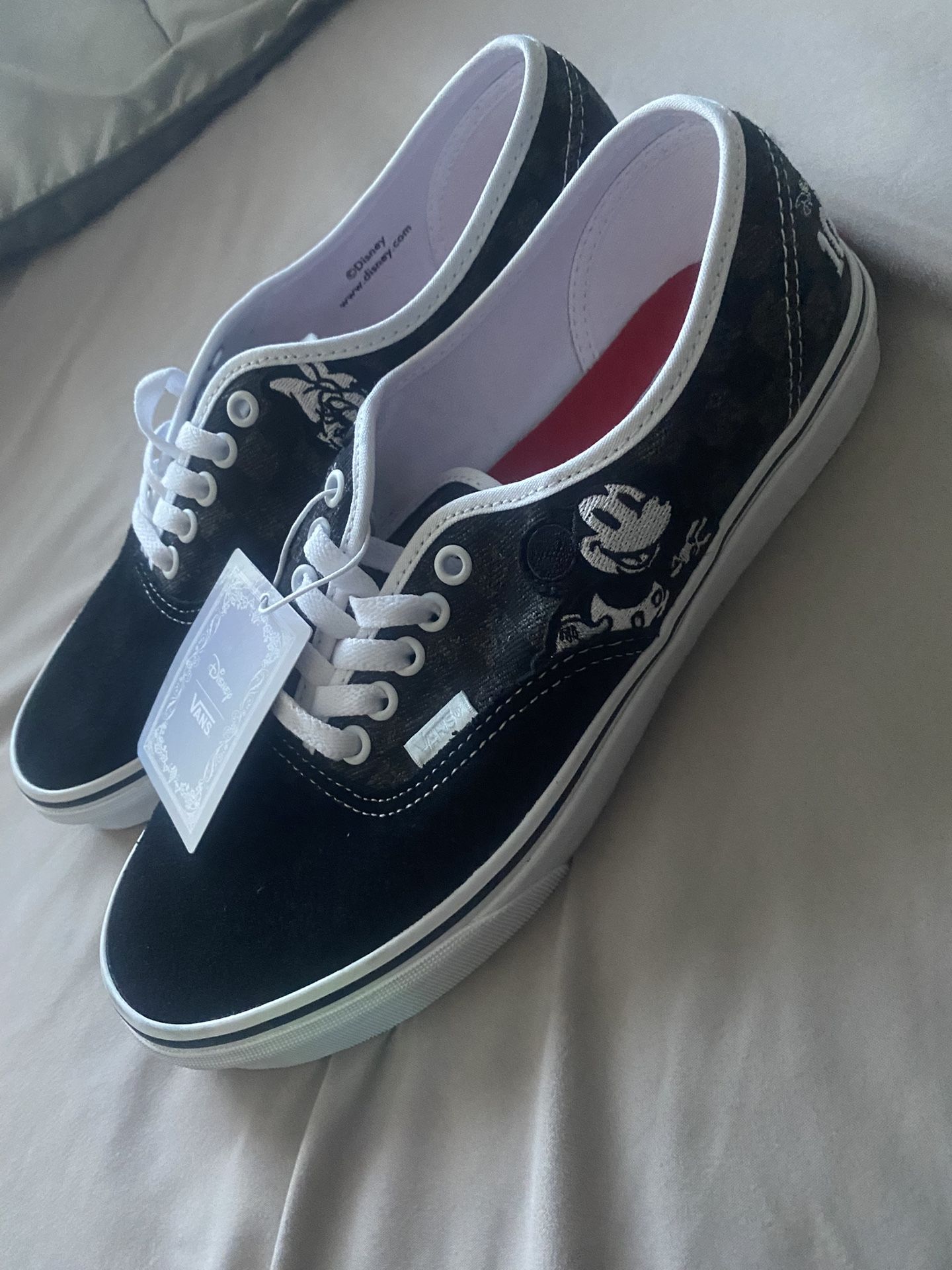 Disney 100yr Authentic Vans Men Size 9