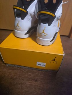 Air Jordan 6 Retro Yellow Ochre Size 9.5