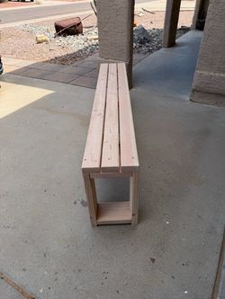 Handmade Wood Bench