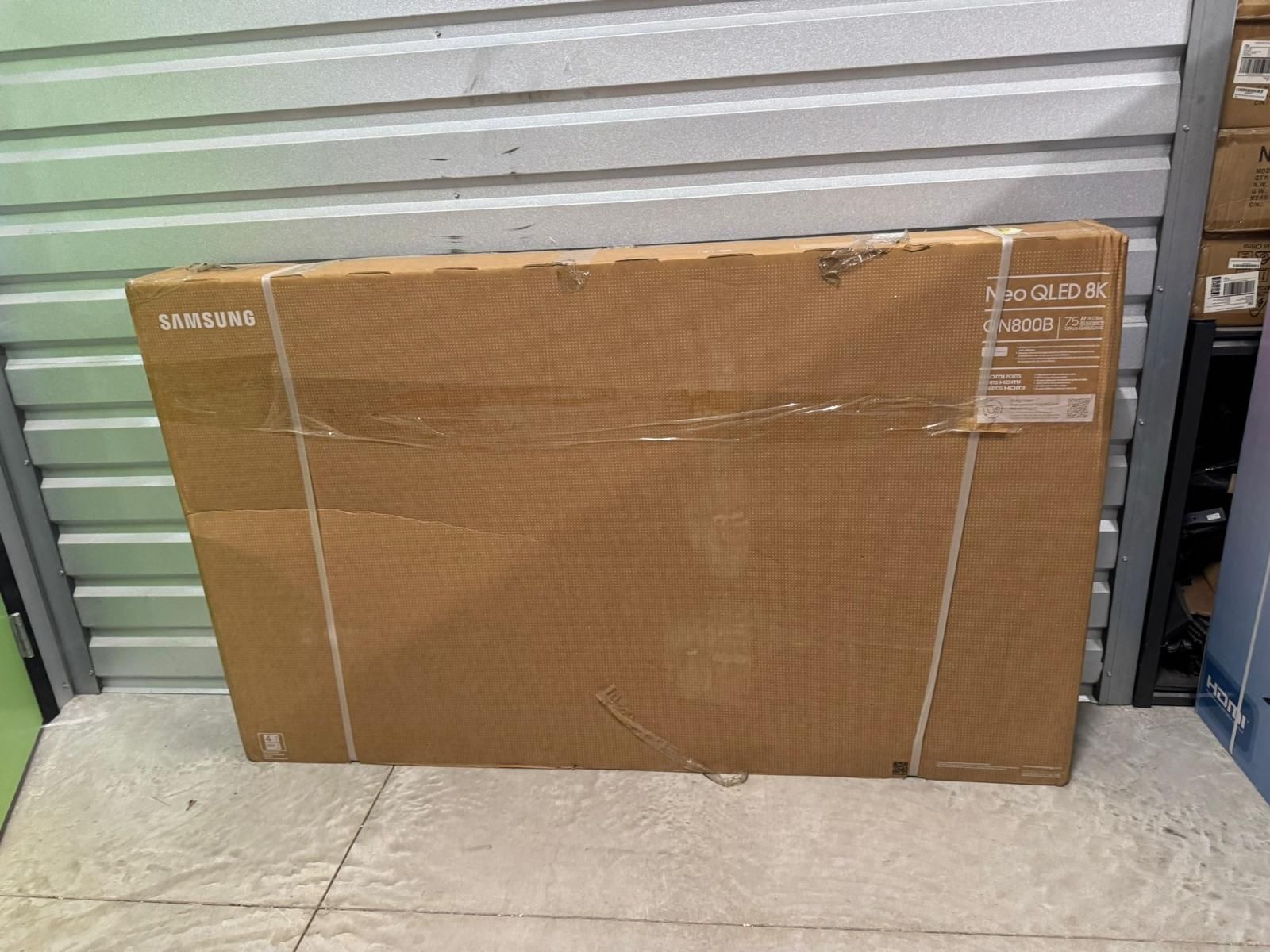 Hd378 75” Samsung smart 8k neo Qled hdr tv floor model