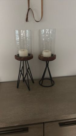 Two Candle Holders