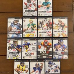 PlayStation PS2 NFL Football Madden NCAA Arena Games