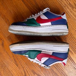 Multi-colour Nike lo top Air Force Ones