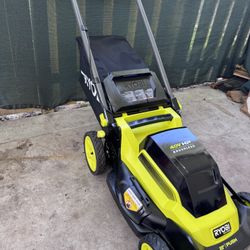 OUTSTANDING CONDITION AS A BRAND NEW IN AN ORIGINAL BOX RYOBI 40 V HP Hi Performance Advanced Technology 20" INCH BRUSHLESS PUSH MOWER, MORE POWER THA