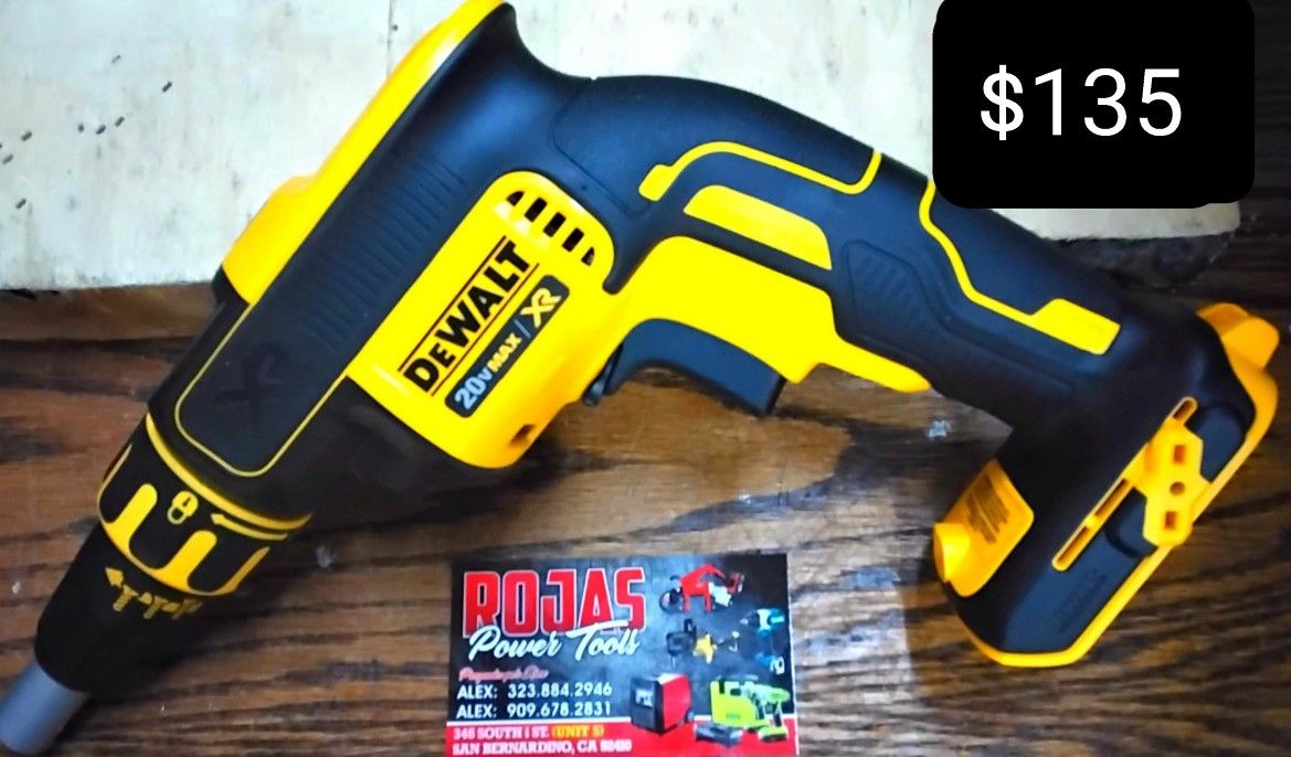 DEWALT 20V MAX XR CORDLESS BRUSHLESS DRYWALL SCREW GUN TOOL-ONLY 