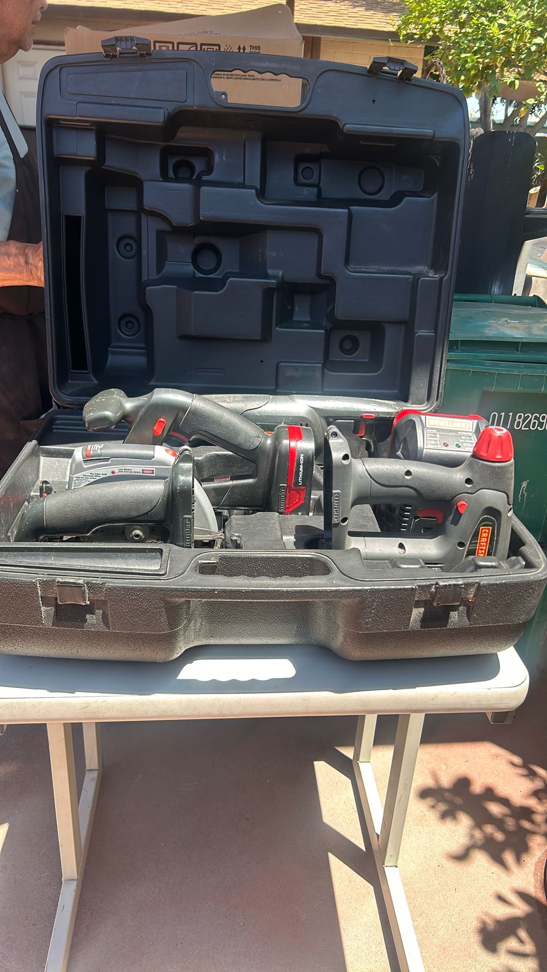 Craftsman 5 Pcs Power Tool Set Great Condition