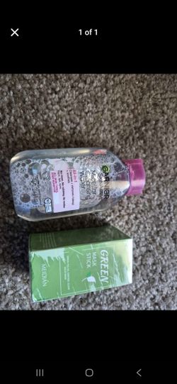 Micellar water and mask stick