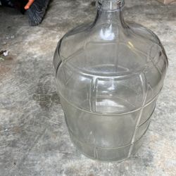 Vintage 18.9 L Glass Wine Water Jug