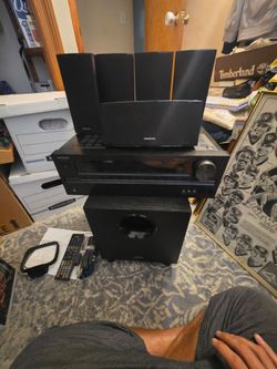 Onkyo Home Theater System with Subwoofer and Speakers