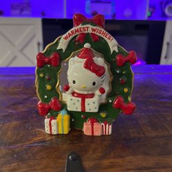 Hello Kitty Xmas Tea Light Holder X Blue Sky