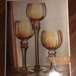 Charisma hurricanes candle holders  ( only 2) 