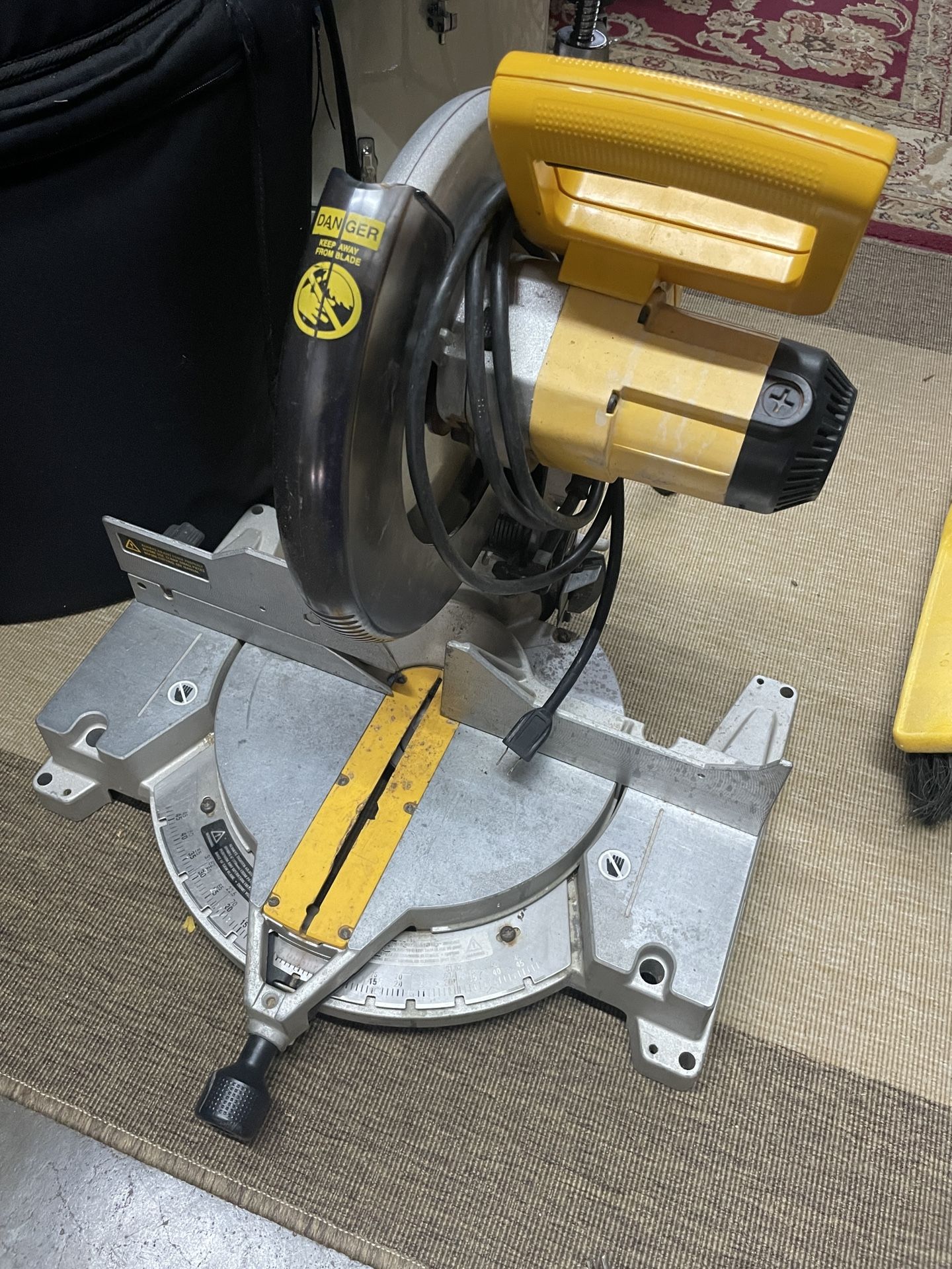 DeWalt 12” Mitre Saw.