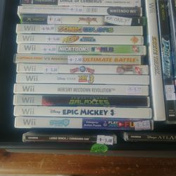 Video Games Wii, Xbox 360, Ps2, Ps3