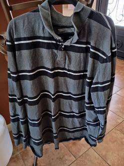 St John's Bay long sleeve 2XLT polo shirt
