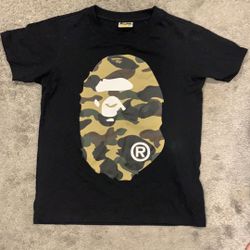 Bape - CAMO BIG APE HEAD TEE