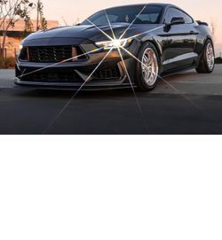 For 15-17 Ford Mustang 24+ Dark Horse HP Style Front Bumper Conversion W/ Grille