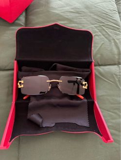 gold framed sunglasses