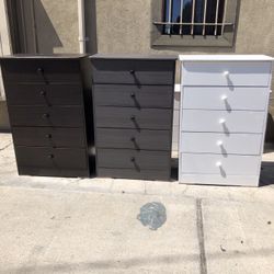 Chest Dresser In Any Color Fully Assembled