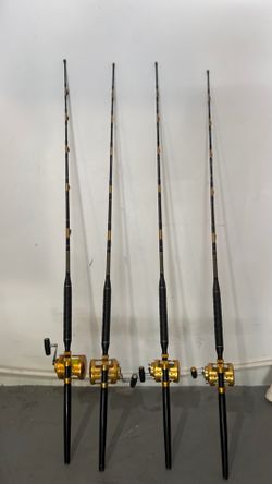 4 Penn International II Offshore Trolling Rod and Reel Combos