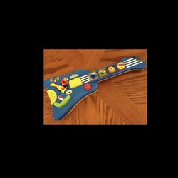 Sesame Street Tyco Preschool Elmo's Rock 'N Roll Guitar Plays Music Vintage 1998