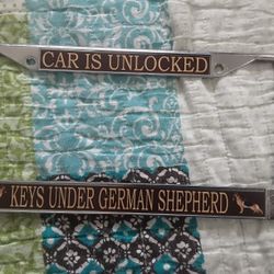 Metal License Plate Cover 