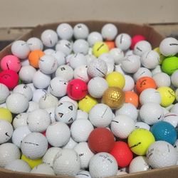 100 Used Golf Balls 