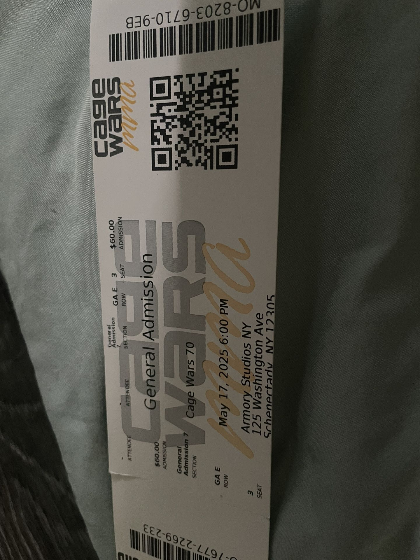 MMA Tickets