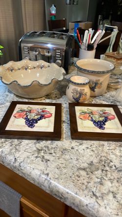 Home and garden party Italian fruit set