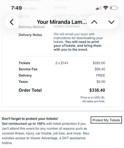 Miranda Lambert tickets