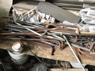 65 heavy duty Anchor bolts! 3 feet long 1 inch wide